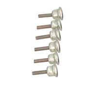 Alomejor Jeu de Vis de Poignée de Frein en Aluminium pour Tronçonneuse, Haute Précision pour 024 026 034 044, Filetage M4, 6 Pièces pour Outils de Jardin
