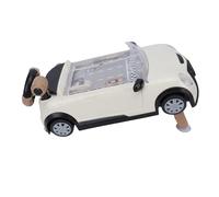 Alomejor Jeu de Voiture de Course simulé, Jouet D'aventure éducatif avec Volant pour Enfants de Plus de 3 Ans, Matière Plastique Sûre, Comprend 4 Piles - Idéal pour la Reconnaissance des Couleurs et