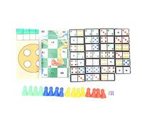 Alomejor Jeu D'escalier des échecs Volants, L'échec Volant des Serpents Fixer 3 en 1 pour Les Loisirs Famille, Le Tableau Bord du Cerveau Pliant pour Enfants, Matériau Plastique Premium