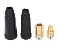 Alomejor Joint de Câble de Soudage Durable, Paire de Connecteurs Rapides 200-300A, Pratique pour les Accessoires de Pistolet de Soudage à L'arc à L'argon