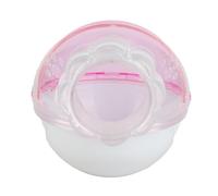 Alomejor Joli Jouet de Roue de Course en Plastique pour Hamster, Salle de Bain pour Animaux de Compagnie, pour Petits Animaux à Fourrure, Baignoire D'observation Colorée pour Cage à Hamster (Pink)