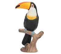 Alomejor Jouet Animal Toucan, Modèle de Simulation Réaliste 60x40x95mm pour Enfants Fille Garçon 3 4 5 6 Ans, Idée Cadeau Éducatif et Décoration Maison, Apprendre Les Animaux Sauvages