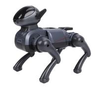 Alomejor Jouet Chien Robot, Chiot Interactif à Commande Vocale avec Chant Danse Mouvements Programmables, Télécommande 2.4G pour Enfants