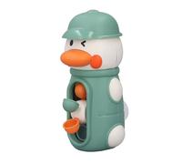 Alomejor Jouet de Bain, Roue à Eau de Canard Interactive avec Pulvérisation Rotative, Baignoire en Plastique ABS Amusante pour les Tout-petits, Jeu D'eau pour le Bain des Nourrissons (GREEN)