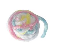 Alomejor Jouet de Balle de Fil de Chat Amusant Interactif Jouet de Balle de Chat en Laine Douce avec Cloche pour Chats Chatons Chiots (Coloré (Blanc))