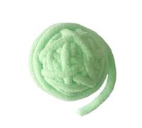 Alomejor Jouet de Balle de Fil de Chat Amusant Interactif Jouet de Balle de Chat en Laine Douce avec Cloche pour Chats Chatons Chiots (Green)