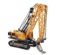 Alomejor Jouet de Camion-Grue en Alliage, Véhicule de Construction de Simulation de Modèle de Voiture D'ingénierie pour Enfants avec Pièces Mobiles, pour Garçons âgés de 3 Ans et Plus