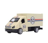 Alomejor Jouet de Camion pour Enfants, Fabrication de Modèles de Voitures en Alliage Exquis, Conception de Camions à Conteneurs pour Enfants (Jaune)
