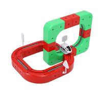 Alomejor Jouet de électrique 3D, Jouet Automoteur avec Piste Défiant la gravité et Batterie Intégrée, pour Les Enfants de 3 Ans et Plus pour Améliorer la Conscience Spatiale