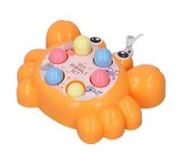 Alomejor Jouet de Frappe en Forme de Crabe, Jeu de Martelage avec Différentes Couleurs pour la Coordination œil-Main des Enfants (Orange)