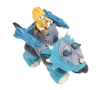 Alomejor Jouet de Pulvérisation de Dinosaure, Véritable Dinosaure électrique avec Jet d'eau, Son de Marche Réel, pour L'interaction Parents-Enfants (Blue)