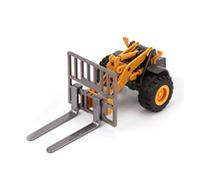 Alomejor Jouet de Véhicule de Construction en Alliage, Jouets de Camion D'ingénierie à L'échelle 1:55 avec Façade Amovible pour Enfants Garçons, Conception de Simulation Réaliste (Chariot élévateur)