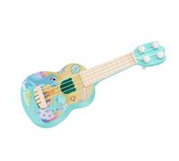 Alomejor Jouet éducatif de Guitare ukulélé pour Tout-Petits, Instrument d'apprentissage Durable pour Enfants, Plastique 10,2 X 3,7 Pouces (Motif de Dinosaure)