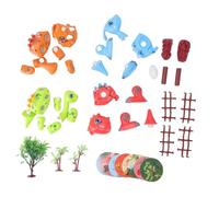 Alomejor Jouets de Dinosaure Magnétiques pour Enfants, Modèle de Dinosaure DIY avec Lumières LED, Jouets STEM éducatifs, pour Enfants de 3 Ans et Plus