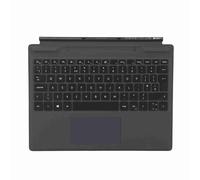 Alomejor K19M Clavier d'ordinateur Portable Détachable avec pavé Tactile à Charnière Magnétique et Stylo Tactile Actif pour Latitude 7320 7310