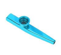 Alomejor Kazoo Alliage de Métal Kazoo Harmonica Flûte à Bec de Fête pour Enfants Instrument de Musique pour Enfants Ukulele Guitar Partner Kazoo(Bleu)