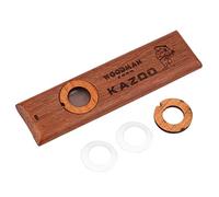 Alomejor Kazoo en bois Harmonica, flûte à bouche, Instrument de musique Kazoo Vintage en bois pour guitare ukulélé