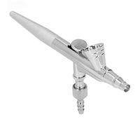 Alomejor Kit Aérographe Compact G1/8 avec Gâchette de sécurité et Chargement Rapide pour L' de Modèles et la Décoration Intérieure, Facile à Transporter (laiton 2)