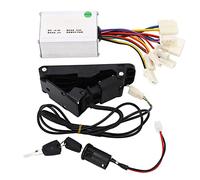 Alomejor Kit Contrôleur et Pédale Brossé 24V 250W, Convertisseur pour Vélo Électrique et Tricycle