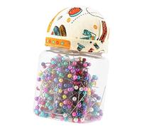 Alomejor Kit D'aiguilles de Perles à Coudre pour épingles à Matelassage, pour Projets de Couture, Parfait pour la Couture, Les Ornements, Les Travaux Manuels pour Les étudiants - Bouteille de