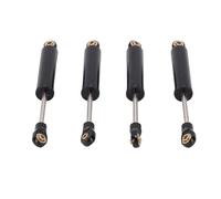 Alomejor Kit D'amortisseurs à Ressort Internes RC Crawler, Lot de 4 pour des Performances Améliorées, Noir 71mm pour Bronco K10