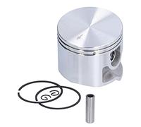 Alomejor Kit D'assemblage de Piston de Rechange pour Scies à Tronçonner TS410 TS420, Aluminium de qualité Supérieure, Comprend 1 Piston, 2 Anneaux, 1 Broche, 2 Clips