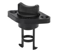 Alomejor Kit de Bouchon de Vidange et de Récepteur Bouchon d'eau en Plastique ABS Bouchons de Bateau Verrouillage par Torsion de 1 Pouce avec Joint Torique Joint fileté pour Utilisation au
