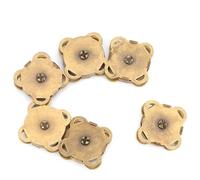 Alomejor Kit de Boutons-pression, Boucle Magnétique en Métal Durable pour Accessoires Vestimentaires de Bricolage, 10 Pièces de Boutons-pression pour Vestes, Jeans et Sacs (Boucle magnétique cousue