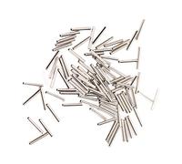 Alomejor Kit de Connecteurs à Manchons à Sertir Durables en Acier Inoxydable, 100 Pièces, pour la Pêche (1.0#)