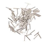 Alomejor Kit de Connecteurs à Manchons à Sertir Durables en Acier Inoxydable, 100 Pièces, pour la Pêche (1.4#)