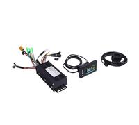 Alomejor Kit de Contrôleur de Scooter électrique Kit de Conversion de Moteur sans Balais E de Contrôleur de Vélo avec LCD GD02 Affichage 26A 130x Accélération pour les Vélos Scooters 36V 48V 500W 750W