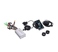 Alomejor Kit de Contrôleur de Vélo électrique 36V 48V 250W 350W Contrôleur de Vitesse du Moteur sans Balais avec Compteur d'affichage LCD pour Vélos électriques Scooters Pliant Bicycles