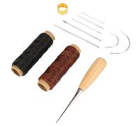 Alomejor Kit de Couture, Fil ciré de Haute qualité, Ensemble D'aiguilles à Main pour une Réparation Efficace de Sacs à Chaussures, Idéal pour les Produits en Cuir