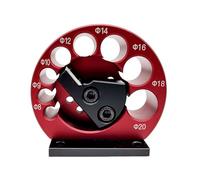 Alomejor Kit de Gabarit de Chevilles en Carbure de qualité Supérieure, Coupe Incisive, Outil de Cheville Polyvalent pour le Travail du Bois, la Production de Liège, Alliage D'aluminium