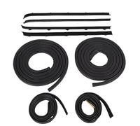 Alomejor Kit de Joints de Fenêtre de Porte en Caoutchouc Mousse pour Camion C10 C20 C30, Matériau EPDM Durable avec Clips Métalliques pour une Meilleure Isolation
