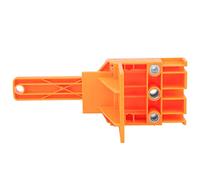 Alomejor Kit de Localisation de Trous Droits, 41 Pièces, Outils de Guidage de Perçage pour le Perçage Précis, Bricolage, Travaux de Menuiserie, Légers et Portables (ORANGE)