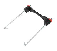 Alomejor Kit de Maintien de Batterie Universel pour Batteries de 55 Ah à 100 Ah, Support de Barre Transversale en Alliage d'aluminium avec Boulons en J de 25,4 Cm pour Une Installation Sécurisée et