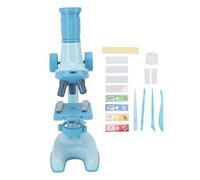 Alomejor Kit de Microscope pour Enfants, Microscope pour Enfants à Grossissement 1200x avec Spécimen Slide Educational Science Toy pour Les étudiants