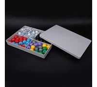 Alomejor Kit de Modèle Moléculaire de Chimie avec Composés Organiques | Comprend du méthane, de l\'éthane, du benzène, à des fins éducatives, des pièces brillantes et lourdes, idéales pour les