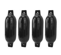 Alomejor Kit de Pare-Chocs de Bateau Gonflable Bouclier de Quai nervuré en PVC 4,5 X 16 Pouces avec Tampon de Collision Suspendu Vertical ou Horizontal pour Utilisation d'amarrage de Bateau de