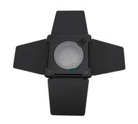 Alomejor Kit de Porte de Grange Réflecteur en Nid d'abeille à 4 Feuilles pour Lampe Vidéo avec Support, Conception Facile à Utiliser pour la Photographie Professionnelle en Studio