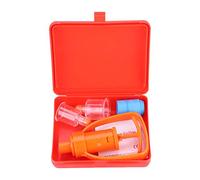 Alomejor Kit de Premiers Secours Réutilisable 150 Pièces avec Pompe à Venin, Garrot, Compresses Stériles et Équipement de Sécurité - Kit de Survie Urgence pour Randonnée, Camping, Voyage