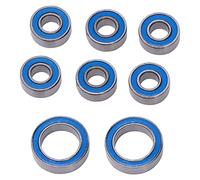 Alomejor Kit de Presse de Roulement de Roue, 8 Pièces, Roulements à Billes de Voiture RC, Kit de Roulement scellé pour Moyeu de Roue
