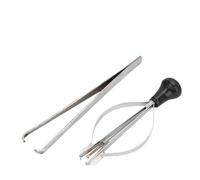 Alomejor Kit de Presseur de Démontage de Main de Montre, Outil de Précision Durable pour Horlogers 2 Pièces Style A et B pour la Réparation de Montres