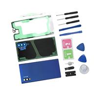 Alomejor Kit de Remplacement D'écran en Verre pour Note 10 Plus, Compatible avec Le Couvercle D'écran Extérieur Avant en Verre pour des Réparations Rapides (Blue)