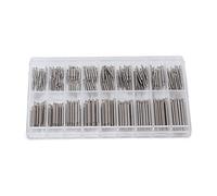 Alomejor Kit de Réparation Durable de Goupille de Connexion de Bracelet de Montre pour la Fabrication de Bijoux de Remplacement de Bracelet de Montre Argent 270 Pièces