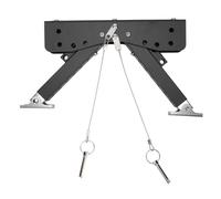 Alomejor Kit de Stabilisateur Réglable pour Marche d'Escalier de Camping-Car, Support Antidérapant et Solide, Emplacement Précis pour Caravane et Van Aménagé - Accessoire Sécurité et Stabilité