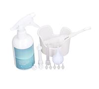 Alomejor Kit de Système de Rinçage D'irrigation des Oreilles, Ampoule de Lavage Manuelle pour Enlever le Cérumen avec Pointe de Rinçage Douce pour Adultes et Enfants