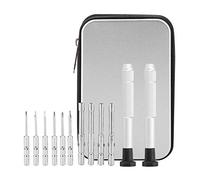 Alomejor Kit de Tournevis pour Lunettes Portables de Précision, Durable et Léger pour Lunettes, Montre, Téléphone, Ensemble de Réparation pour Techniciens en Métal