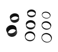 Alomejor Kit de Tubes D'extension de Télescope M48, Mise au Point de Haute Précision pour L'astrophotographie, Alliage D'aluminium Durable 8 Pièces